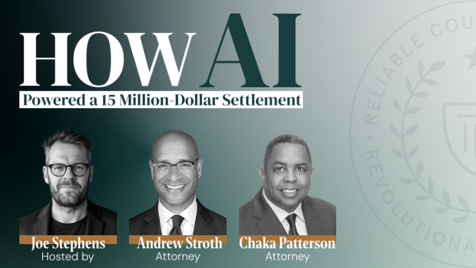 How AI Powered a 15 Million-Dollar Settlement